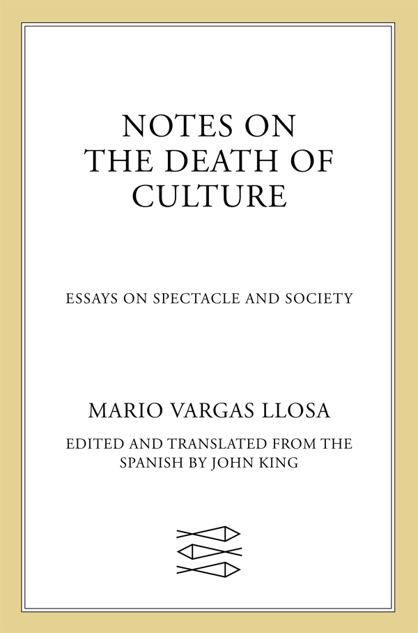 Notes on the Death of Culture: Essays on Spectacle and Society