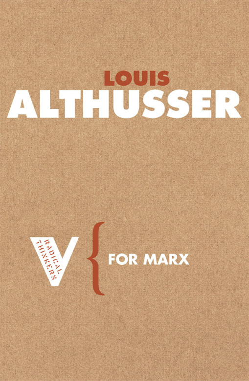 For Marx