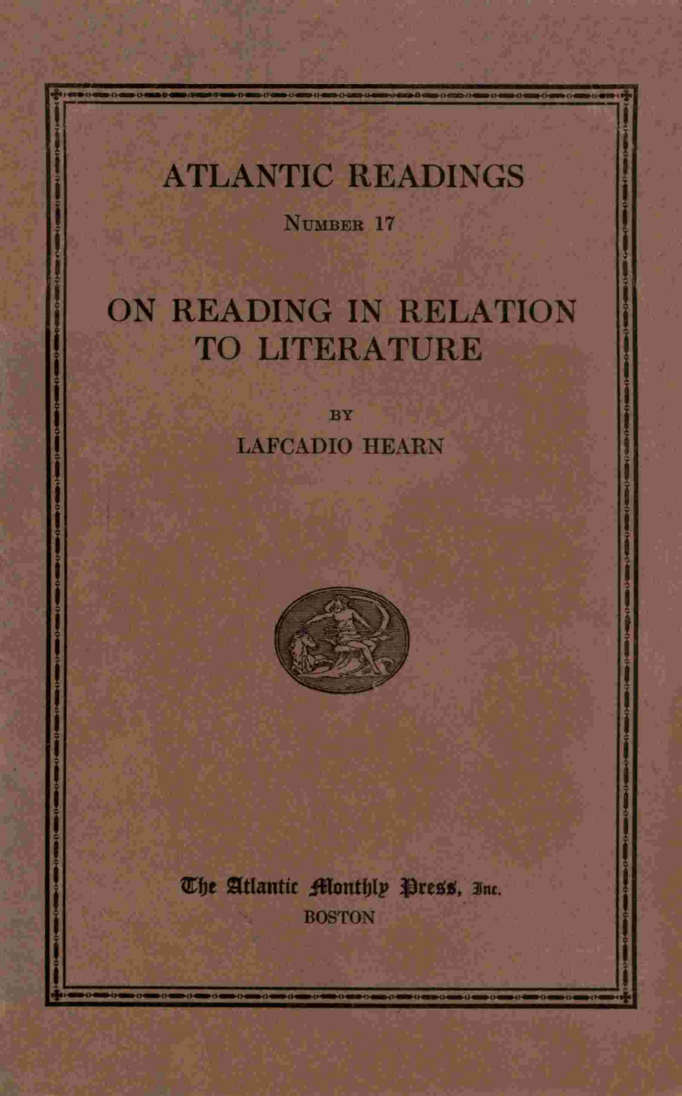 On reading in relation to literature