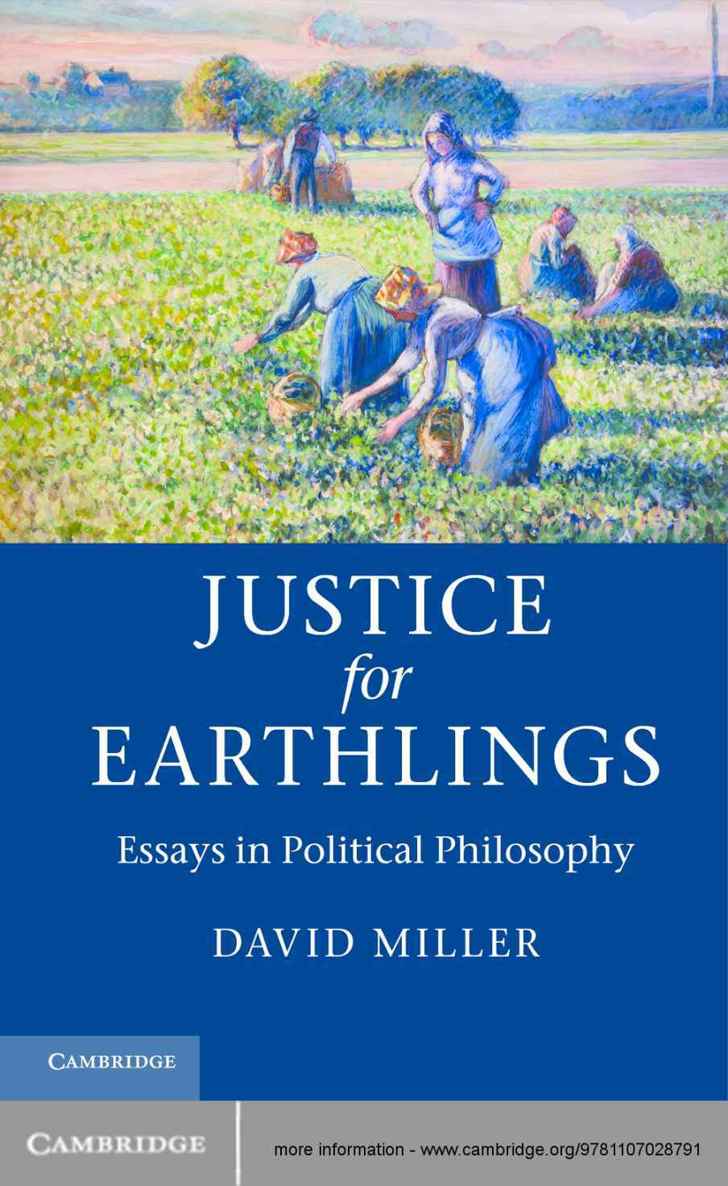 Justice for Earthlings: Essays in Political Philosophy