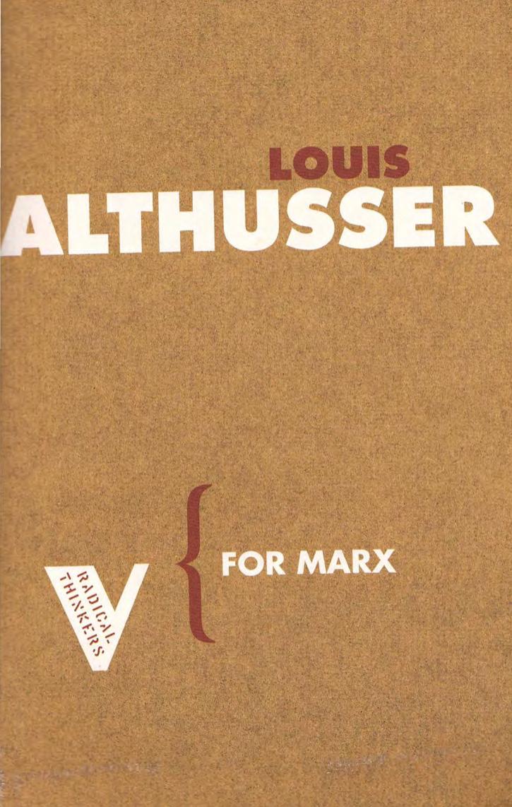 For Marx